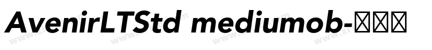 AvenirLTStd mediumob字体转换